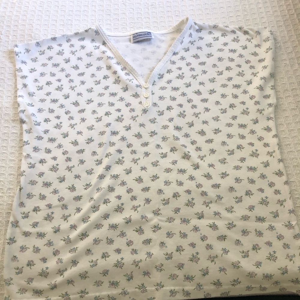 Steppingstones cropped sleeve shirt sleeve shirt